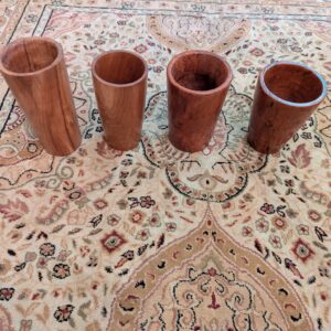 Cherry decorative tumblers set of 4