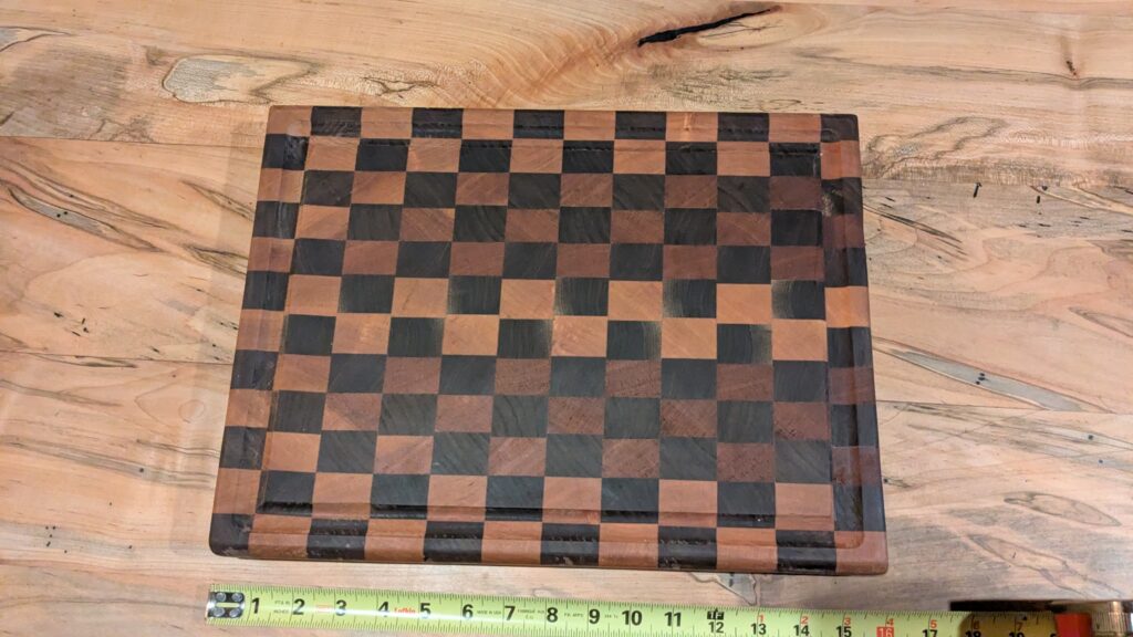 Walnut and Cherry End Grain Cutting Board