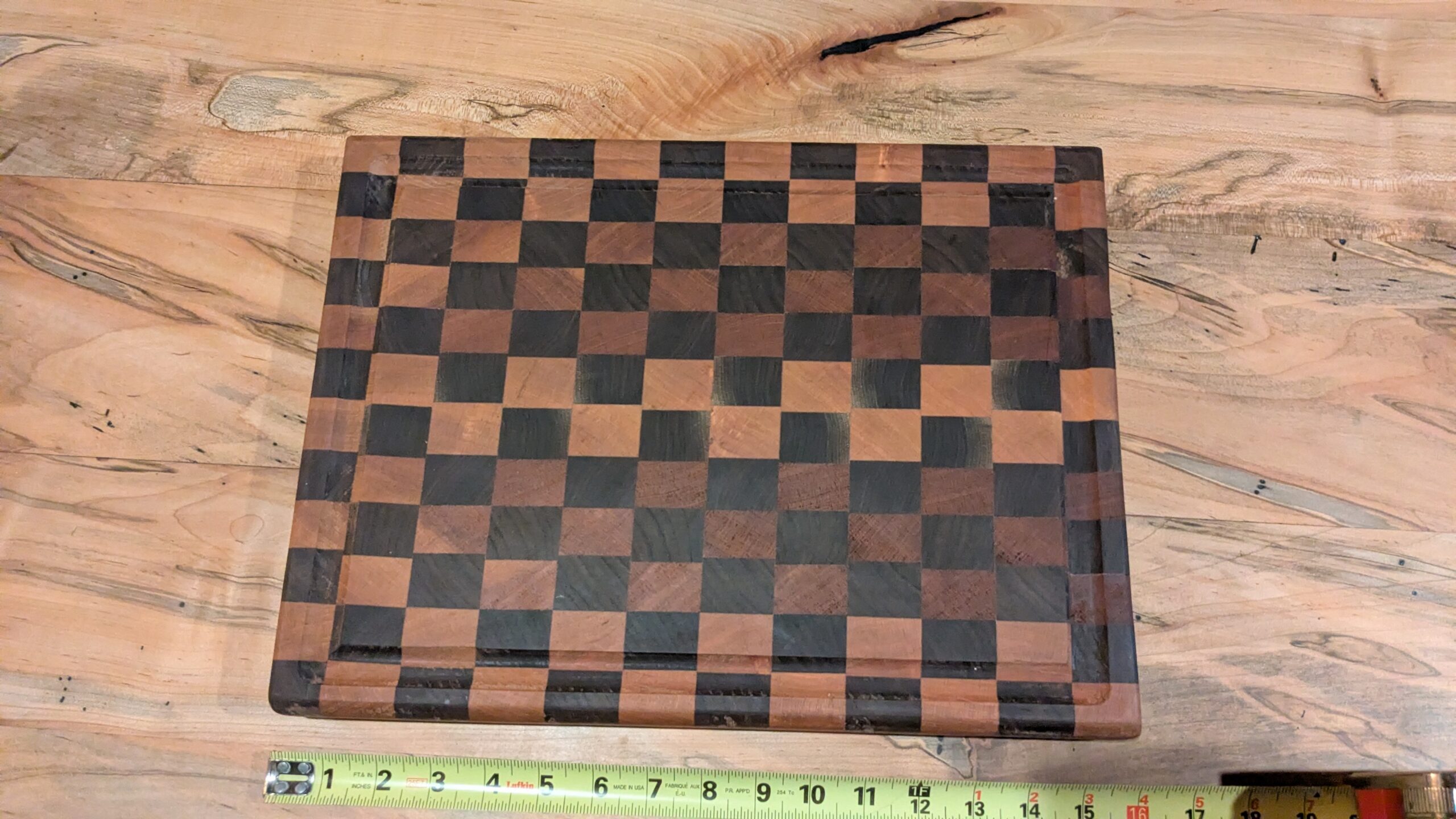 Walnut and Cherry End Grain Cutting Board
